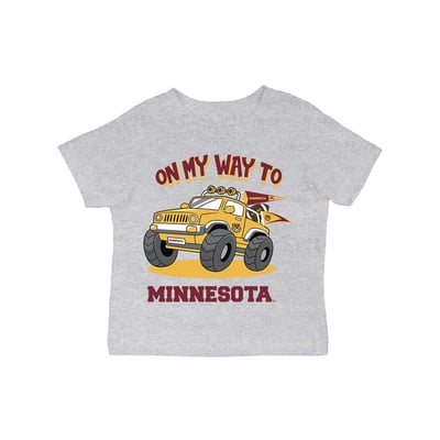 Minnesota Golden Gophers Vive La Fete Infant On My Way T-Shirt - Gray