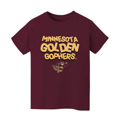Minnesota Golden Gophers Vive La Fete Infant Mascot & Name T-Shirt - Maroon