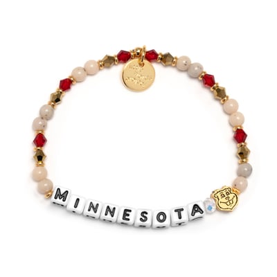  Minnesota Golden Gophers Little Words Project Team Bracelet