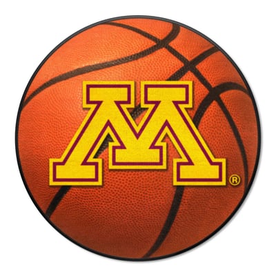 Minnesota Golden Gophers Logo Brands 27" Diameter Basketball Mat