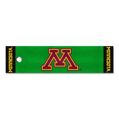 Minnesota Golden Gophers Logo Brands Putting Green Mat