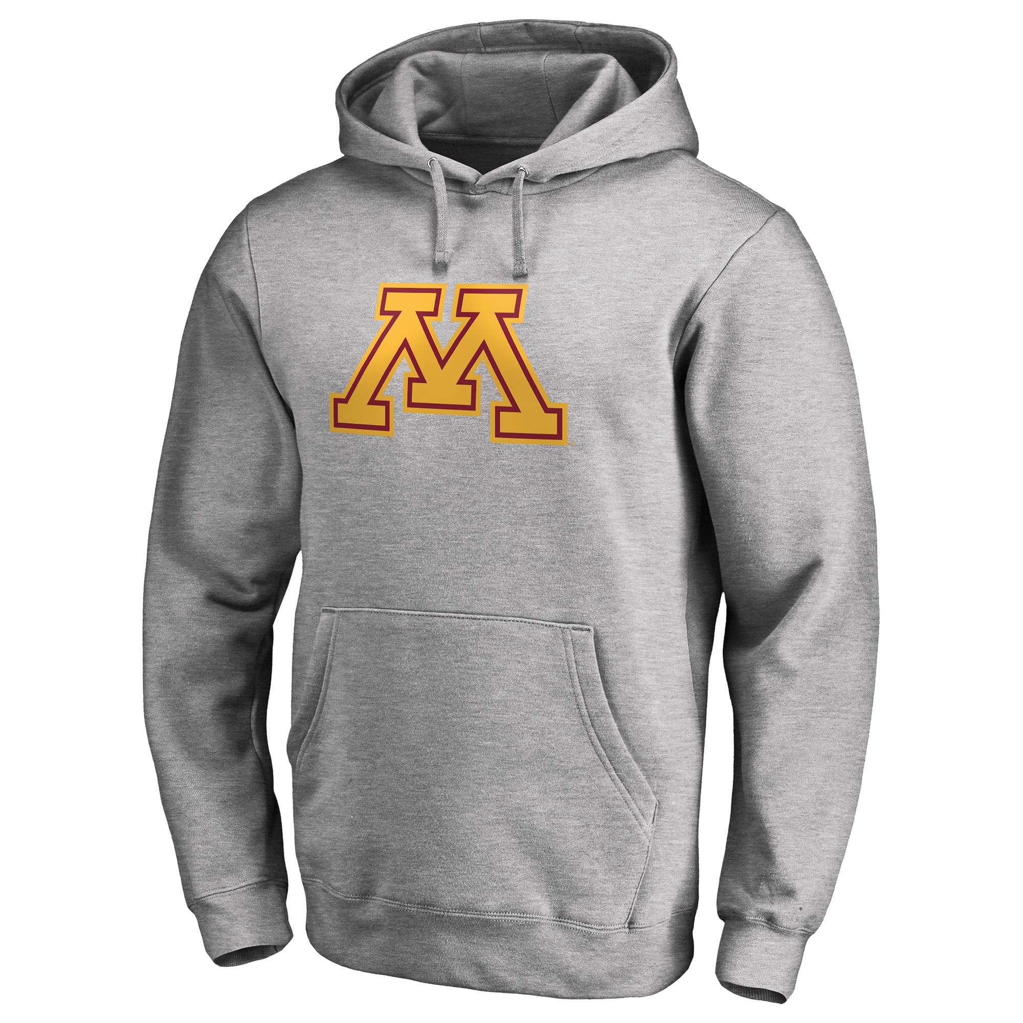 Minnesota Golden Gophers Primary Team Logo Pullover Hoodie - Ash