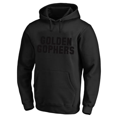  Minnesota Golden Gophers Champion Big & Tall Tonal Hoodie - Black