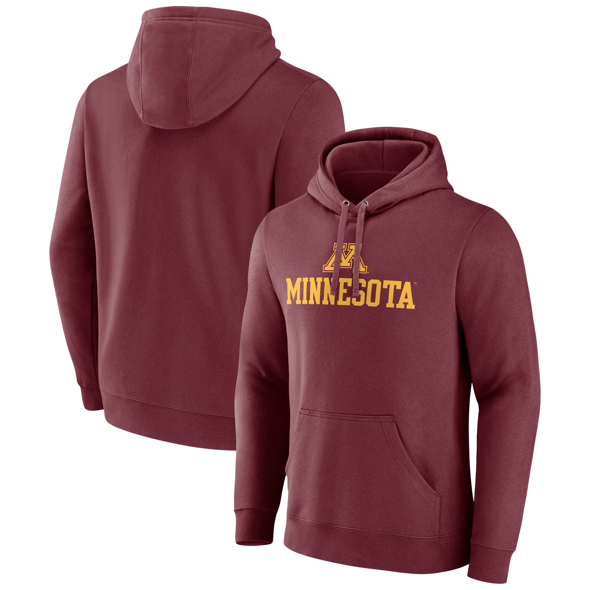 Fanatics Minnesota Golden Gophers Maroon Team Lockup Pullover Hoodie