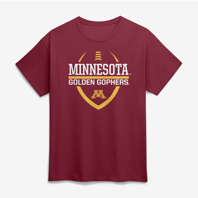  Minnesota Golden Gophers Football Fan T-Shirt - Maroon