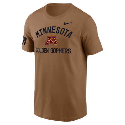 Minnesota Golden Gophers Nike 2026 Military Appreciation Dri-FIT T-Shirt - Brown