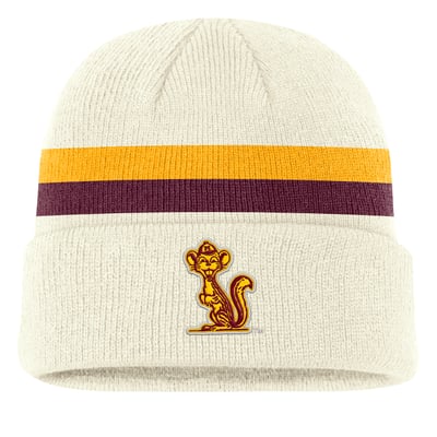 Minnesota Golden Gophers Nike Legacy Lettered Cuffed Knit Hat - Cream