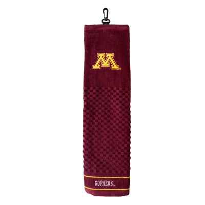 Minnesota Golden Gophers 16" X 22" Tri-Fold Embroidered Scrubber Golf Towel