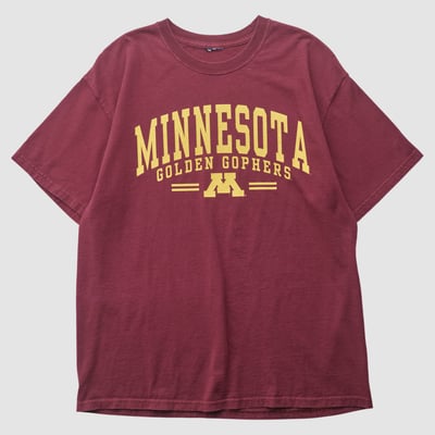 Minnesota Golden Gophers 2010s T-shirt - Maroon - L by Fanatics Real Vintage