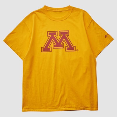 Minnesota Golden Gophers 2010s T-shirt - Yellow - M by Fanatics Real Vintage