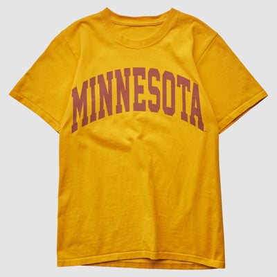 Minnesota Golden Gophers 2010s T-shirt - Yellow - S by Fanatics Real Vintage