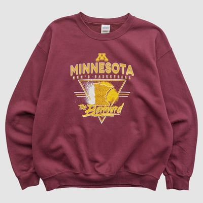 Minnesota Golden Gophers Gildan 2000s Pullover Sweatshirt - Maroon - M by Fanatics Real Vintage