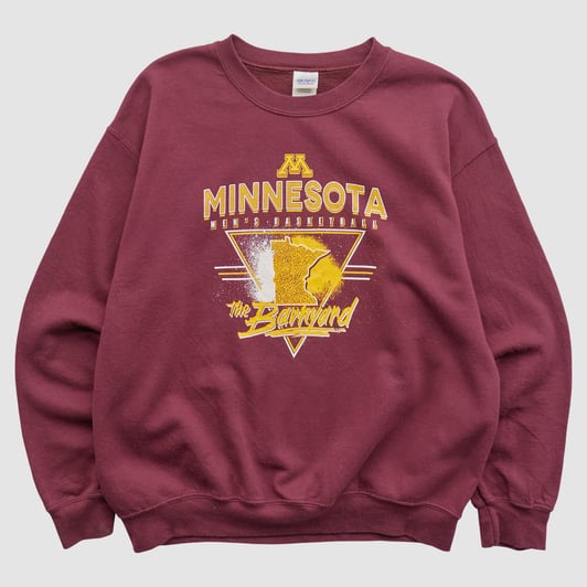 Minnesota Golden Gophers Gildan 2000s Pullover Sweatshirt - Maroon - M by Fanatics Real Vintage