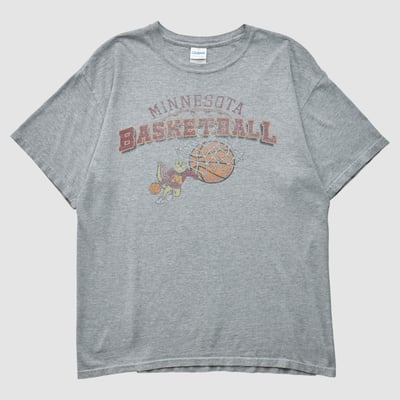 Minnesota Golden Gophers Gildan 2000s T-shirt - Gray - M by Fanatics Real Vintage