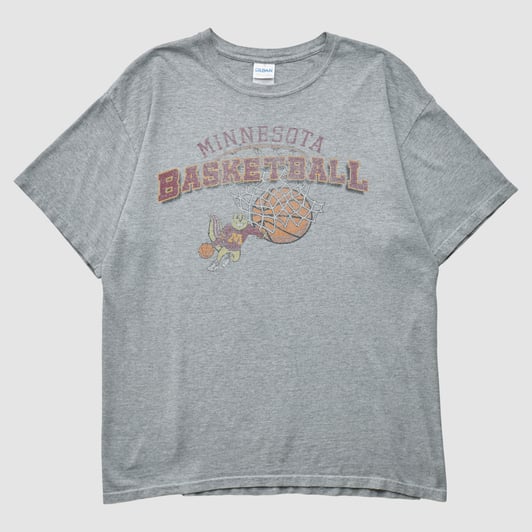 Minnesota Golden Gophers Gildan 2000s T-shirt - Gray - M by Fanatics Real Vintage