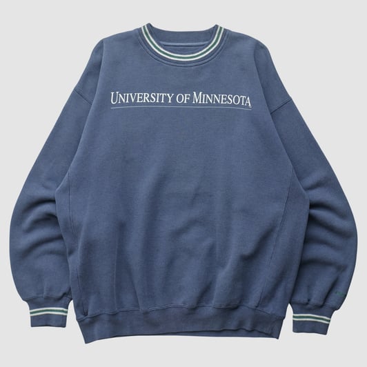 Minnesota Golden Gophers Jansport 2000s Pullover Sweatshirt - Navy - L by Fanatics Real Vintage