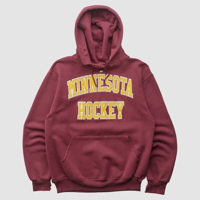 Minnesota Golden Gophers Jerzees 2000s Hooded Pullover Sweatshirt - Maroon - XS by Fanatics Real Vintage