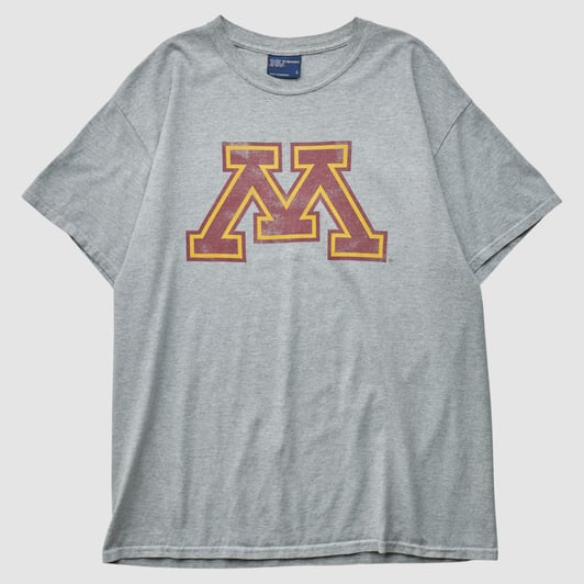 Minnesota Golden Gophers MV Sport 2000s T-shirt - Gray - M by Fanatics Real Vintage