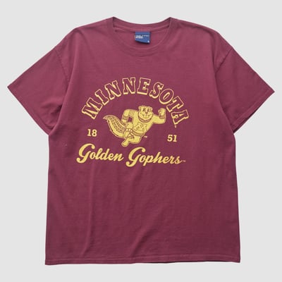 Minnesota Golden Gophers MV Sport 2000s T-shirt - Maroon - M by Fanatics Real Vintage