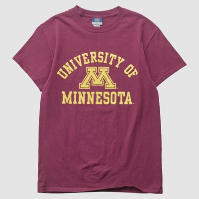 Minnesota Golden Gophers MV Sport 2000s T-shirt - Maroon - S by Fanatics Real Vintage