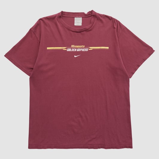 Minnesota Golden Gophers Nike 2000s T-shirt - Maroon - L by Fanatics Real Vintage
