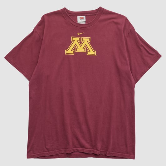 Minnesota Golden Gophers Nike 2000s T-shirt - Maroon - L by Fanatics Real Vintage