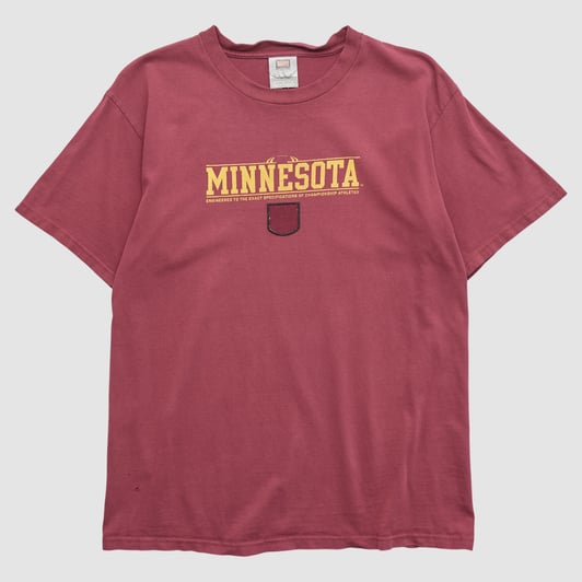 Minnesota Golden Gophers Nike 2000s T-shirt - Maroon - M by Fanatics Real Vintage