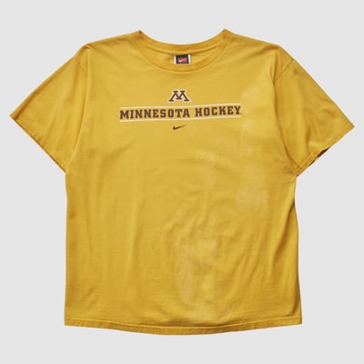 Minnesota Golden Gophers Nike 2000s T-shirt - Yellow - XL by Fanatics Real Vintage