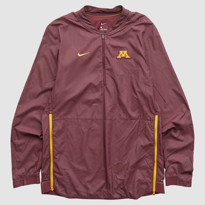 Minnesota Golden Gophers Nike 2010s 1/2 Zip Jacket - Maroon - M by Fanatics Real Vintage