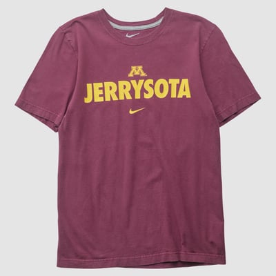 Minnesota Golden Gophers Nike 2010s T-shirt - Maroon - S by Fanatics Real Vintage