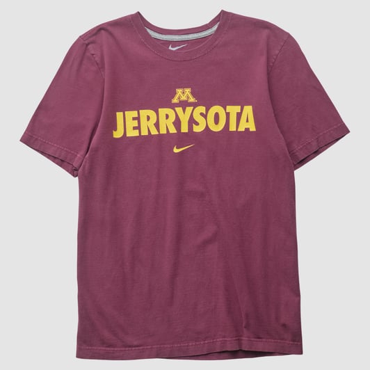 Minnesota Golden Gophers Nike 2010s T-shirt - Maroon - S by Fanatics Real Vintage