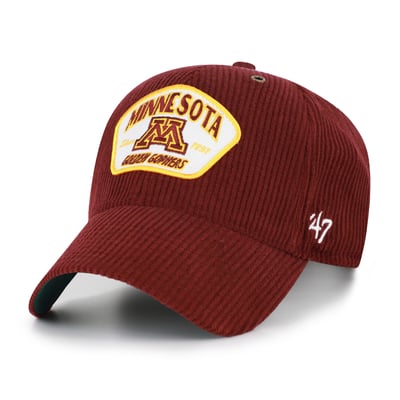 Minnesota Golden Gophers '47 Unisex Accordia Corduroy MVP Adjustable Hat - Maroon