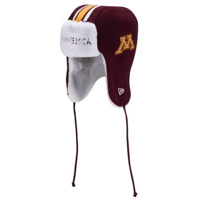  Minnesota Golden Gophers New Era Unisex Classic Trapper Knit Hat - Maroon