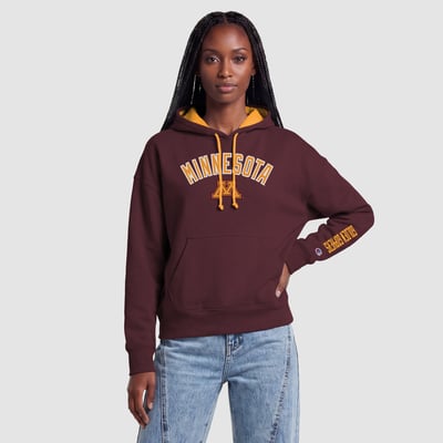  Minnesota Golden Gophers Champion Women's Fleece Hoodie - Maroon