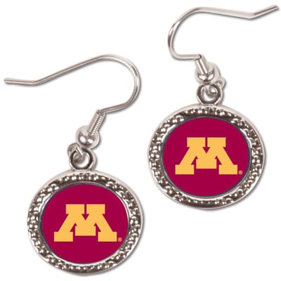 Minnesota Golden Gophers WinCraft Women's Round Dangle Earrings