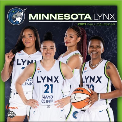 Minnesota Lynx 2027 12” x 12” Team Wall Calendar