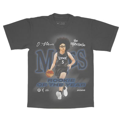 Olivia Miles Minnesota Lynx Playa Society Unisex 2026 WNBA Rookie of the Year T-Shirt - Charcoal