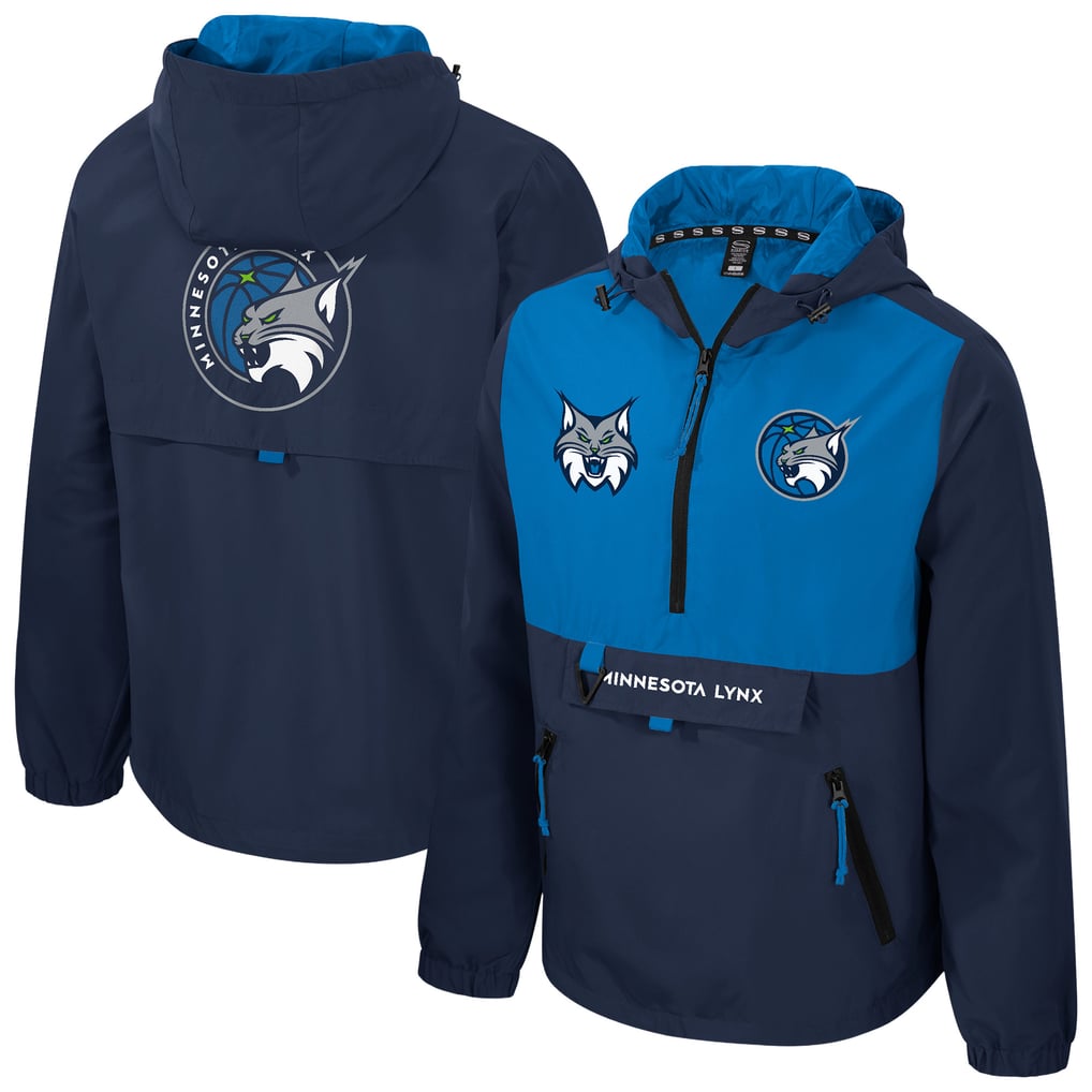  Minnesota Lynx Stadium Essentials Unisex Legends Challenger Quarter-Zip Jacket - Navy/Blue