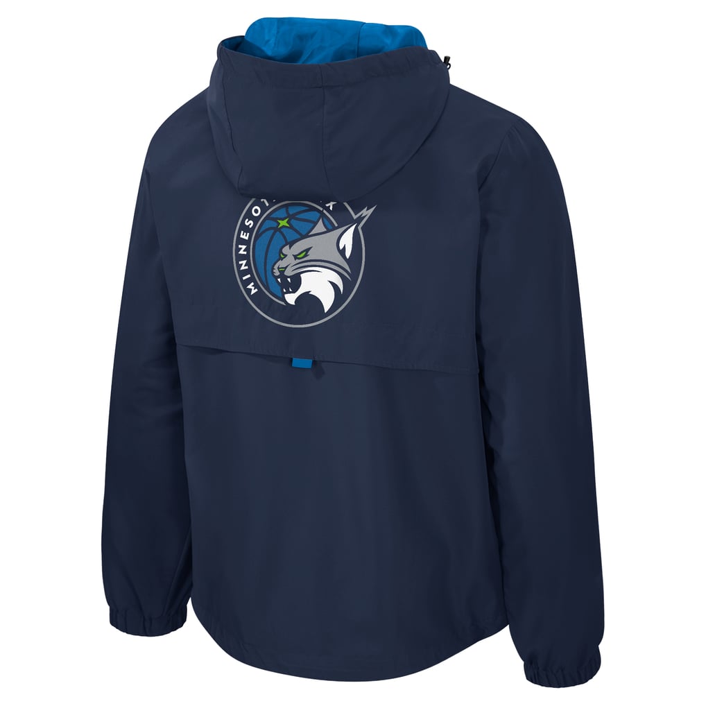  Minnesota Lynx Stadium Essentials Unisex Legends Challenger Quarter-Zip Jacket - Navy/Blue