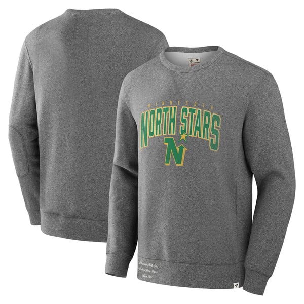 Sweat Vintage Minnesota North Stars Taille XL - Noir, Col Rond, Marque Hanes, Occasion Avec Quelques Taches