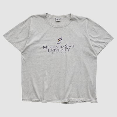Minnesota State University, Mankato Gear For Sports 2000s T-shirt - Heather Gray - XL by Fanatics Real Vintage
