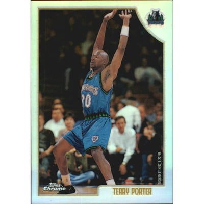 1998-99 Topps Chrome Refractors #149 Terry Porter