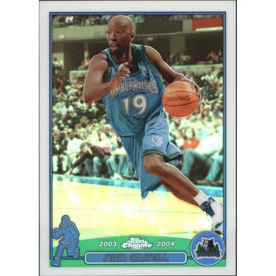 2003-04 Topps Chrome Refractors #40 Sam Cassell