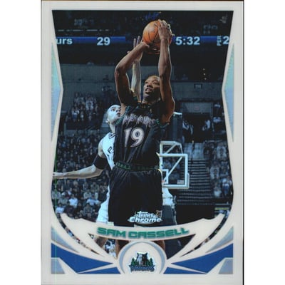 2004-05 Topps Chrome Refractors #97 Sam Cassell