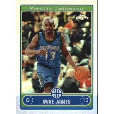 2006-07 Topps Chrome Refractors #120 Mike James