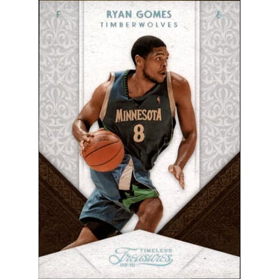 2009-10 Timeless Treasures Silver #68 Ryan Gomes