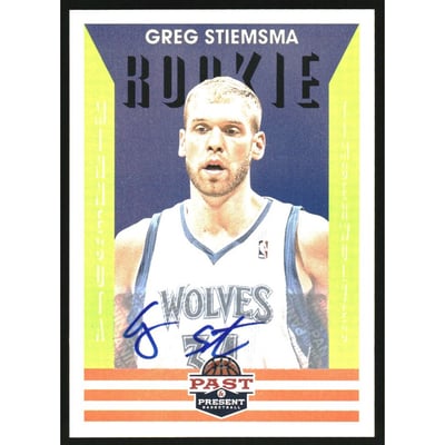2012-13 Panini Past and Present Signatures #153 Greg Stiemsma