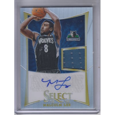 2012-13 Select Prizms #269 Malcolm Lee JSY AU/199