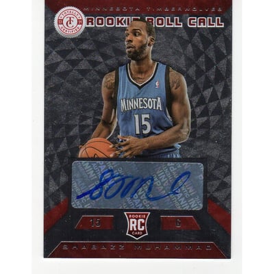 2013-14 Totally Certified Rookie Roll Call Autographs Red #10 Shabazz Muhammad/20
