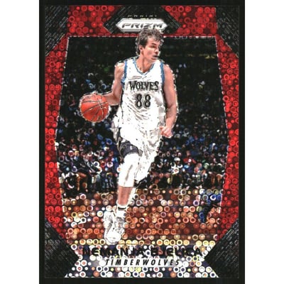 2017-18 Panini Prizm Prizms Fast Break Red #87 Nemanja Bjelica